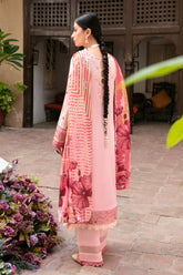 L-806 - 3PC Luxury Lawn Collection Mashaal By Ramsha